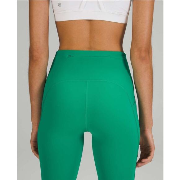 Lululemon Swift Speed High-Rise Tight 25" Emerald Ice Green Sz 14 Athletic Gorp - Picture 5 of 16